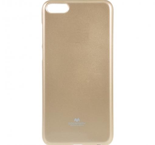 Луксозен силиконов калъф / гръб / TPU Mercury GOOSPERY Jelly Case за Huawei Y5 2018 - златист