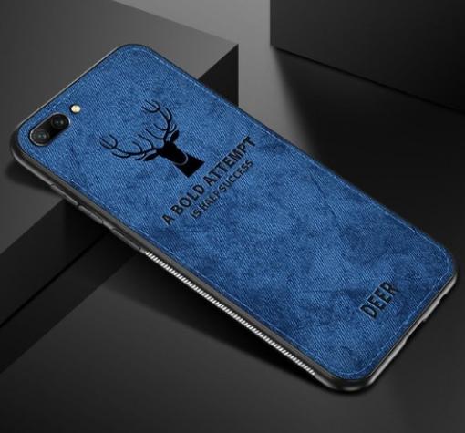 Луксозен гръб Deer за Huawei Y5 2018 - син