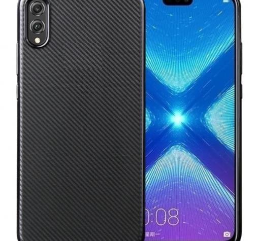 Силиконов калъф / гръб / TPU за Huawei Y5 2019 - черен / карбон