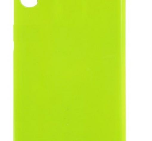 Луксозен силиконов калъф / кейс / TPU Mercury GOOSPERY Jelly Case за Huawei Y5 2019 - лайм