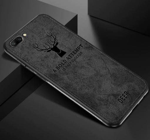 Луксозен гръб Deer за Huawei Y6 2018 / Honor 7A - черен