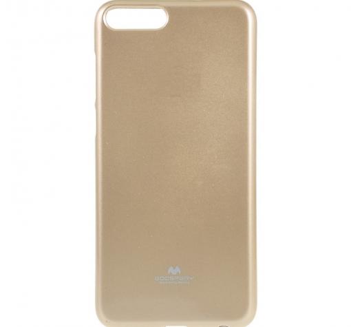 Луксозен силиконов калъф / гръб / TPU Mercury GOOSPERY Jelly Case за Huawei Y6 2018 - златист