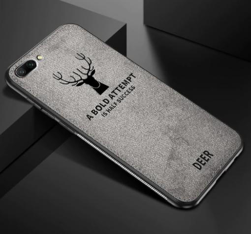 Луксозен гръб Deer за Huawei Y6 2018 / Honor 7A - сив