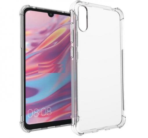 Удароустойчив силиконов калъф за Samsung A10 - прозрачен
