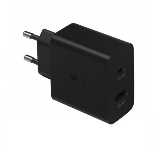 Оригинално зарядно устройство / адаптер DUO TA220 / за Samsung 35W / Super Fast Charging Adapter PD USB-C / USB-A
