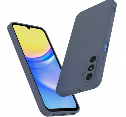Силиконов калъф / кейс / Nano TPU за Samsung A05s - сив графит гръб със защита за камерата