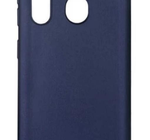 Силиконов калъф / гръб / TPU за Samsung A11 - тъмно син / мат