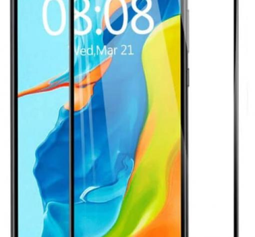 3D full cover Tempered glass Full Glue screen protector Samsung A12 / Извит стъклен скрийн протектор с лепило от вътрешната страна за Samsung A12 - черен