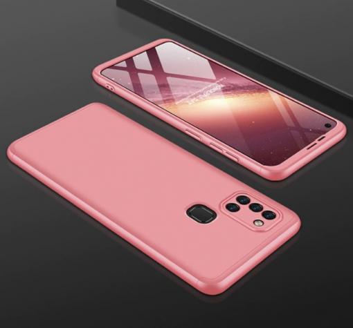 Твърд гръб Magic Skin 360° FULL за Samsung A21s - Rose Gold