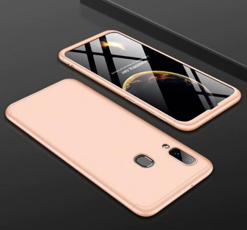 Твърд гръб Magic Skin 360° FULL за Samsung A40 - златист