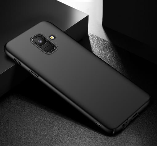 Луксозен твърд гръб за Samsung A6 2018 A600 - черен