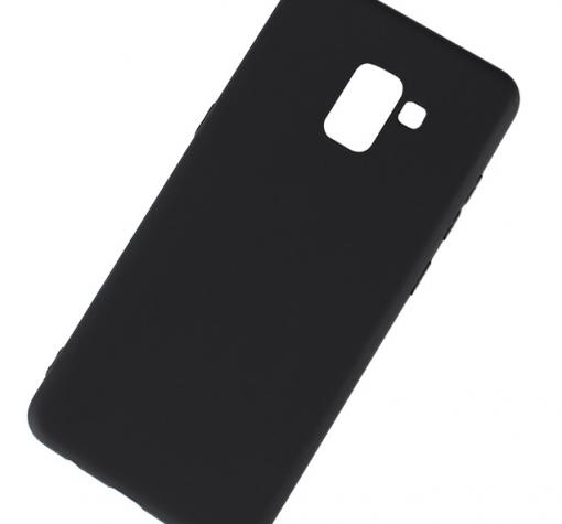 Силиконов калъф / гръб / TPU за Samsung A6 2018 A600F - черен / мат