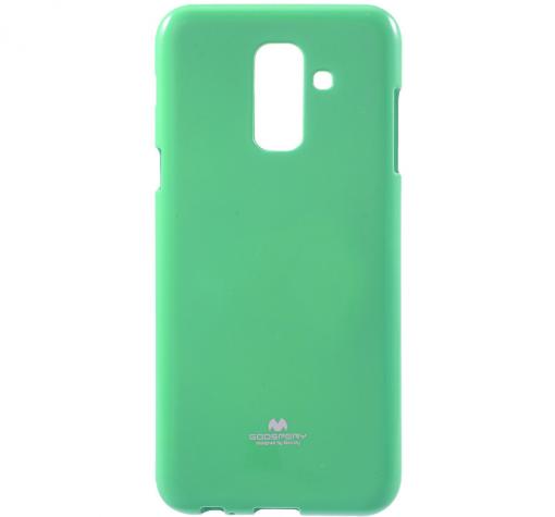 Луксозен силиконов калъф / гръб / TPU Mercury GOOSPERY Jelly Case за Samsung A6 Plus 2018 - мента