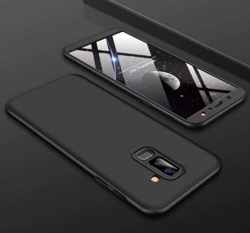 Твърд гръб Magic Skin 360° FULL за Samsung A6 Plus 2018 - черен