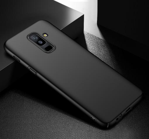 Луксозен твърд гръб за Samsung A6 Plus 2018 - черен