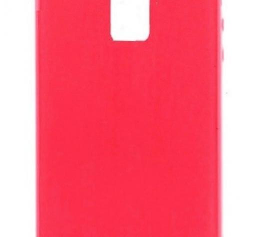 Силиконов калъф / гръб / TPU MOLAN CANO Jelly Case за Samsung A6 Plus 2018 - розов / брокат