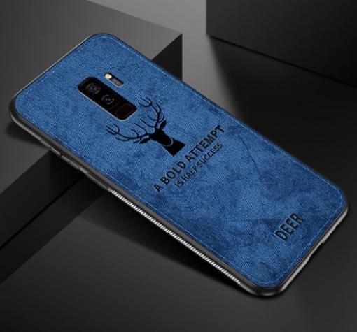 Луксозен гръб Deer за Samsung A6 Plus 2018 - син