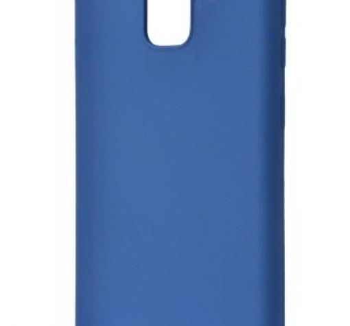 Силиконов калъф / гръб / TPU MOLAN CANO Jelly Case за Samsung A6 2018 - тъмно син / мат