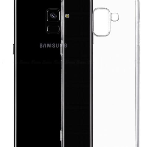 Ултра тънък силиконов калъф / гръб / TPU Ultra Thin за Samsung A6 2018 A600F - прозрачен