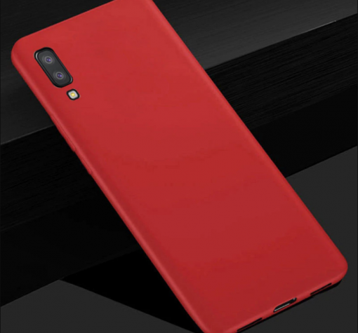 Силиконов калъф / гръб / TPU Magnet Case за Huawei P30 - червен / мат
