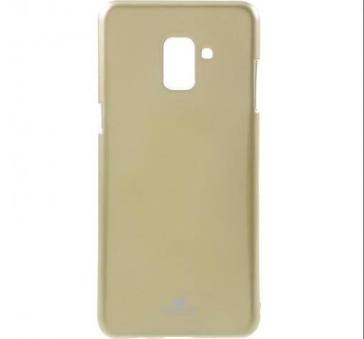 Луксозен силиконов калъф / гръб / TPU Mercury GOOSPERY Jelly Case за Samsung A8 2018 A530F - златист