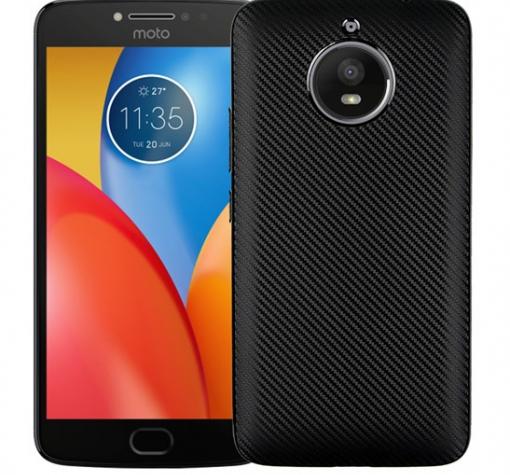 Силиконов калъф / гръб / TPU за Lenovo Moto E4 Plus - черен / Carbon