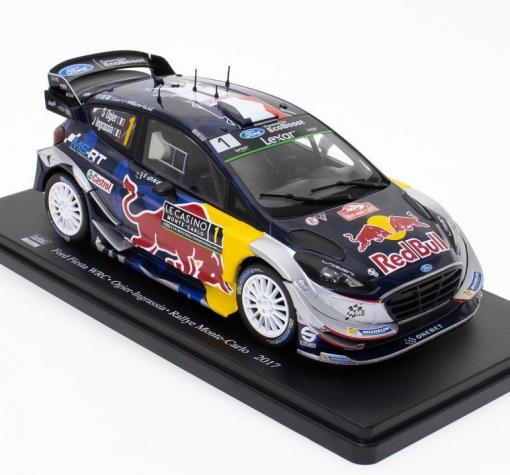 Метална кола Ford Fiesta WRC Rally Monte Carlo 2017 Ogier-Ingrassia 1:24