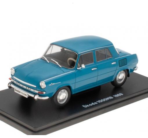 Skoda 1000MB Blue - 1969 1:24