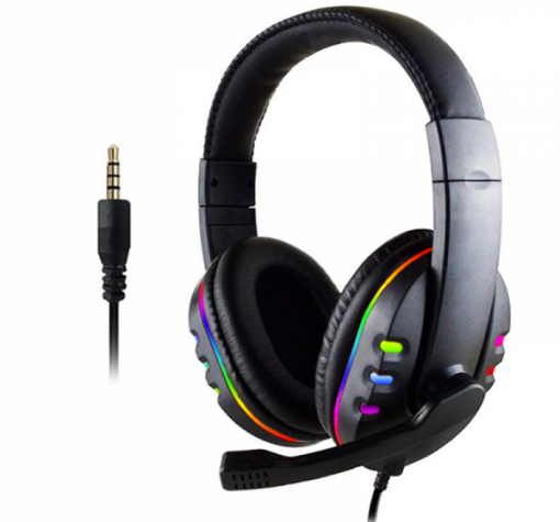 Геймърски слушалки RGB Light K5 Pro / Gaming Headset RGB Light K5 Pro - черни / светещи