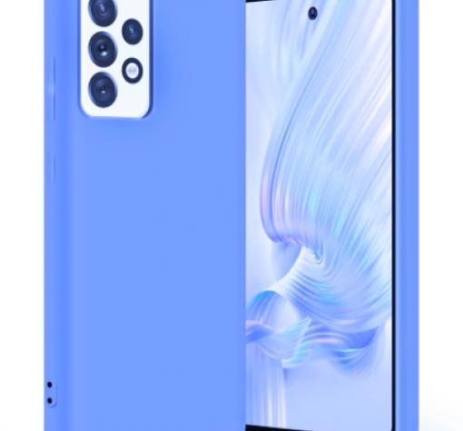 Луксозен силиконов калъф / гръб / Nano TPU за Samsung A72 5G - син