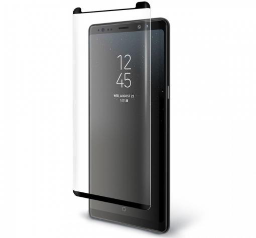 FULL GLUE Tempered glass screen protector Samsung Note 8 N950 / Извит стъклен скрийн протектор Samsung Note 8 N950 - черен