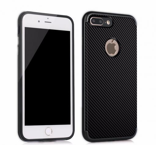 Оригинален гръб LIKGUS за Apple iPhone 7 Plus - черен / черен кант