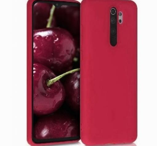 Луксозен силиконов калъф / гръб / Nano TPU за Xiaomi Redmi Note 8 Pro - бордо