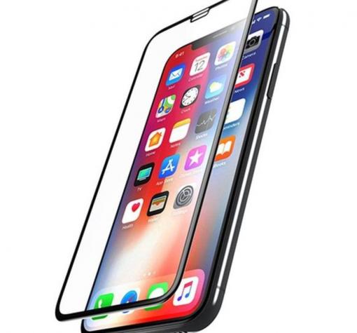 5D Full Cover Nano Anti-Shock Glass Screen Protector Apple iPhone XR / 5D извит скрийн протектор за Apple iPhone XR - черен