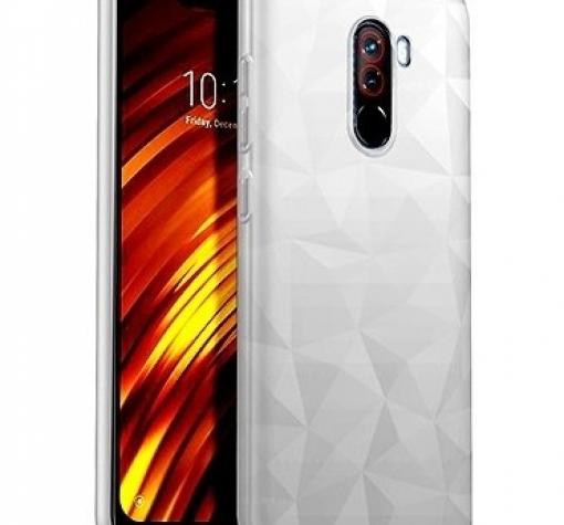 Луксозен силиконов калъф / гръб / TPU за Xiaomi Pocophone F1 - призма / прозрачен