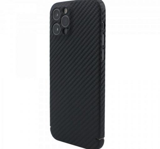Луксозен силиконов калъф Carbon / TPU за Apple iPhone 11 6.1'' - черен / Carbon