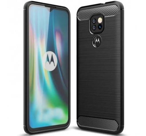 Силиконов калъф / гръб / TPU за Motorola Moto E7 Plus - черен / carbon