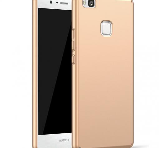 Луксозен твърд гръб за Huawei P9 Lite Mini / Y6 Pro 2017 - златист