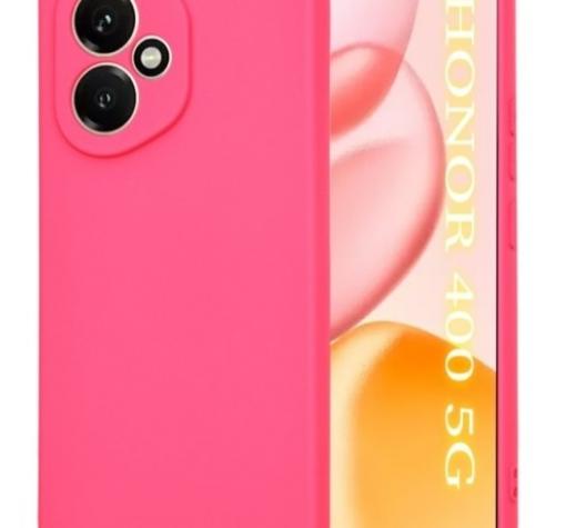 Силиконов калъф / кейс / Nano TPU за Honor 400 5G - цикламен гръб със защита за камерата