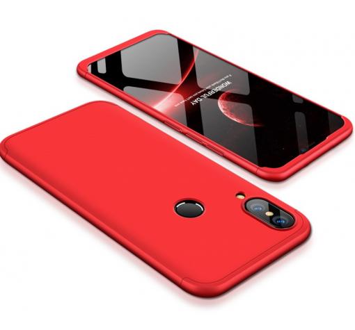 Твърд гръб Magic Skin 360° FULL за Huawei P20 Lite - червен