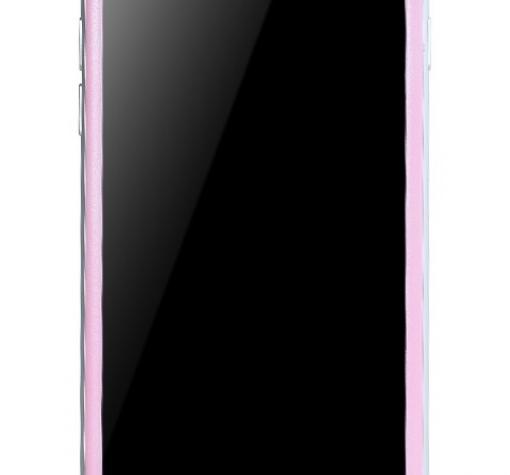 Ultra Thin 3D full cover Tempered glass screen protector Remax Color Series за Apple iPhone 6 / iPhone 6S / Ултра тънък извит стъклен скрийн протектор Remax 0.2mm за дисплей на Apple iPhone 6 / iPhone 6S - розов