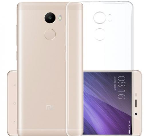 Ултра тънък силиконов калъф / гръб / TPU Ultra Thin за Xiaomi RedMi 4 - прозрачен