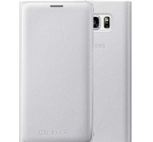 Оригинален кожен калъф Flip Cover тефтер за Samsung A3 2016 A310 - бял