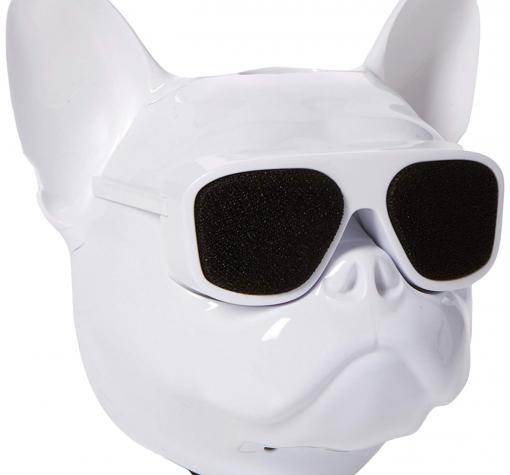 Bluetooth тонколона Dog Head / Dog Head Bluetooth Wireless Stereo Speaker - бяла