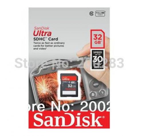 Карта памет SD Card SanDisk Ultra 32GB Speed Up To 30 MB/s
