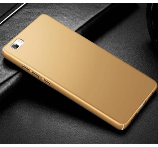 Луксозен твърд гръб за Huawei P8 Lite - златист