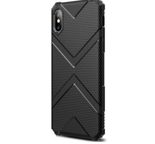 Силиконов калъф / гръб / TPU Hybrid за Huawei P30 Lite - черен / Immortal