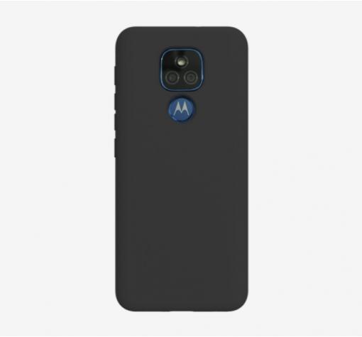 Силиконов калъф / гръб / TPU за Motorola Moto G9 Play - черен / мат