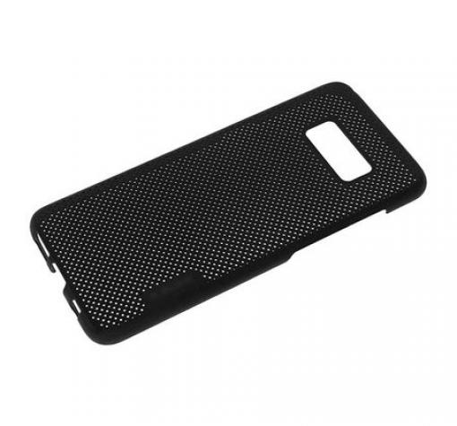 Луксозен твърд гръб KINSE за Samsung S8 Plus G955 - черен / Grid