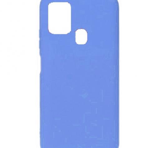Луксозен силиконов калъф / гръб / Nano TPU за Samsung A21s - син